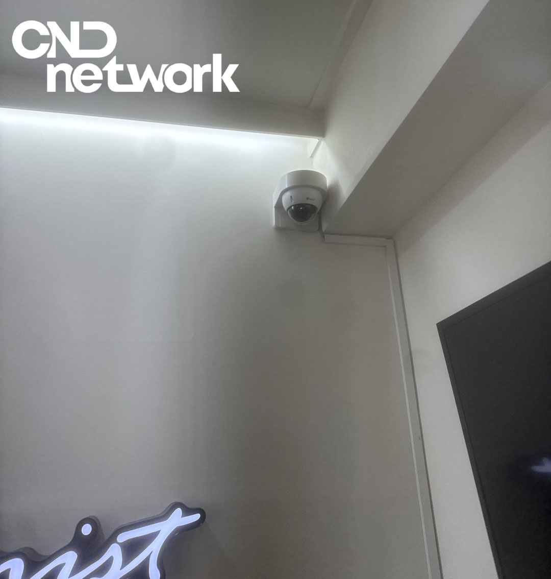 만수동 매장 CCTV 카메라 설치 완료 근접 사진