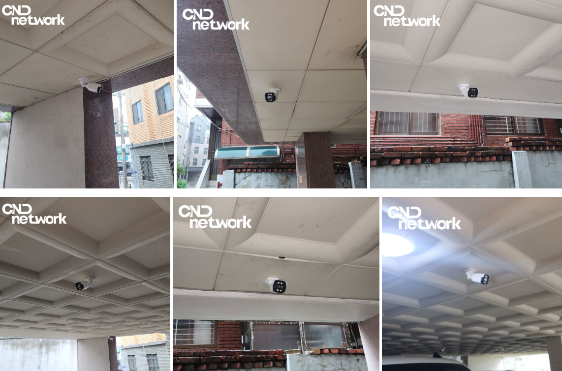 서울 빌라 CCTV 추가 설치 완료 사진 모음 - 천장 코너별 불릿 카메라 설치 현장 6컷