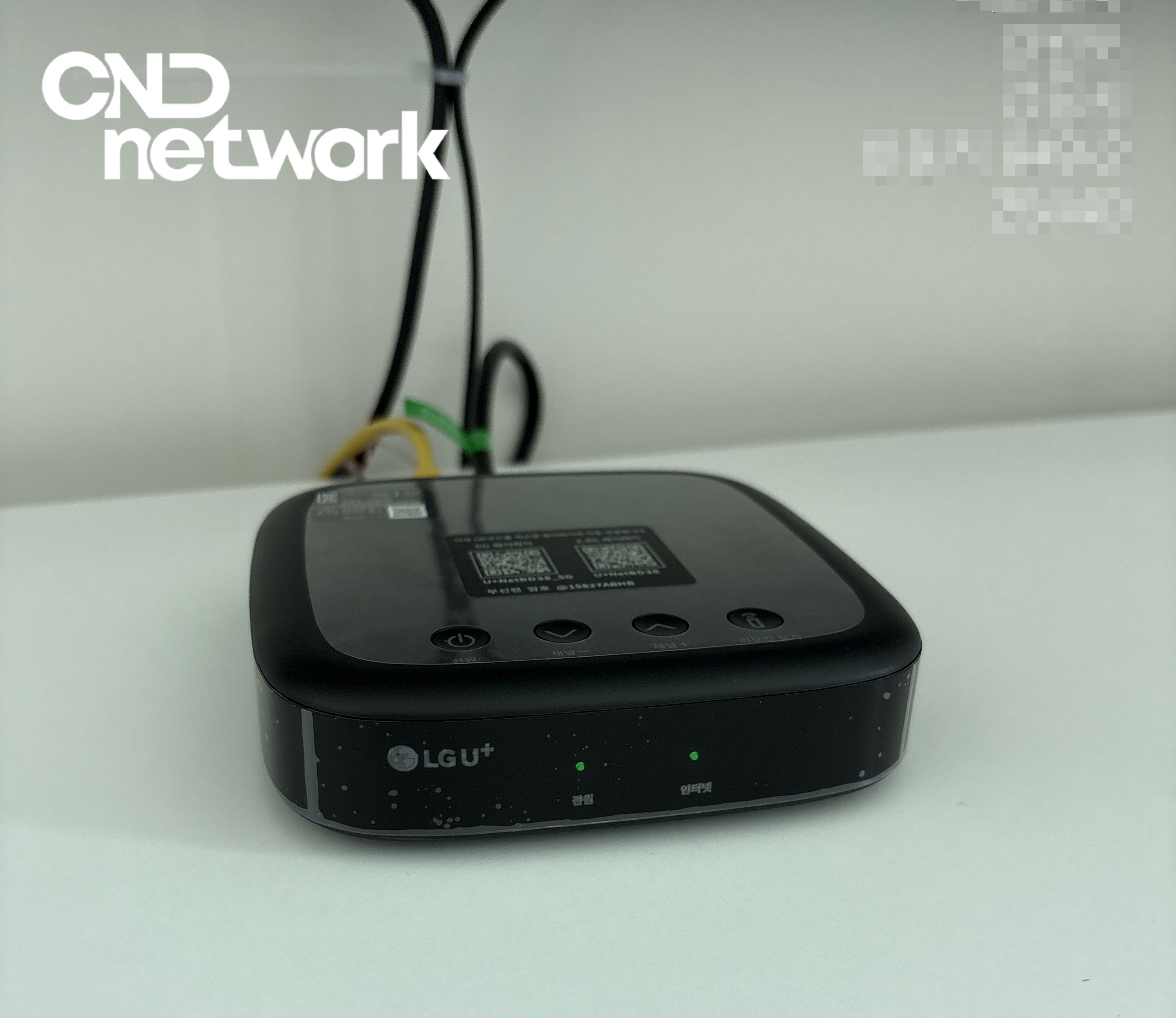 기숙사 IPTV 설치 LG U+ 공유기 연결 사진