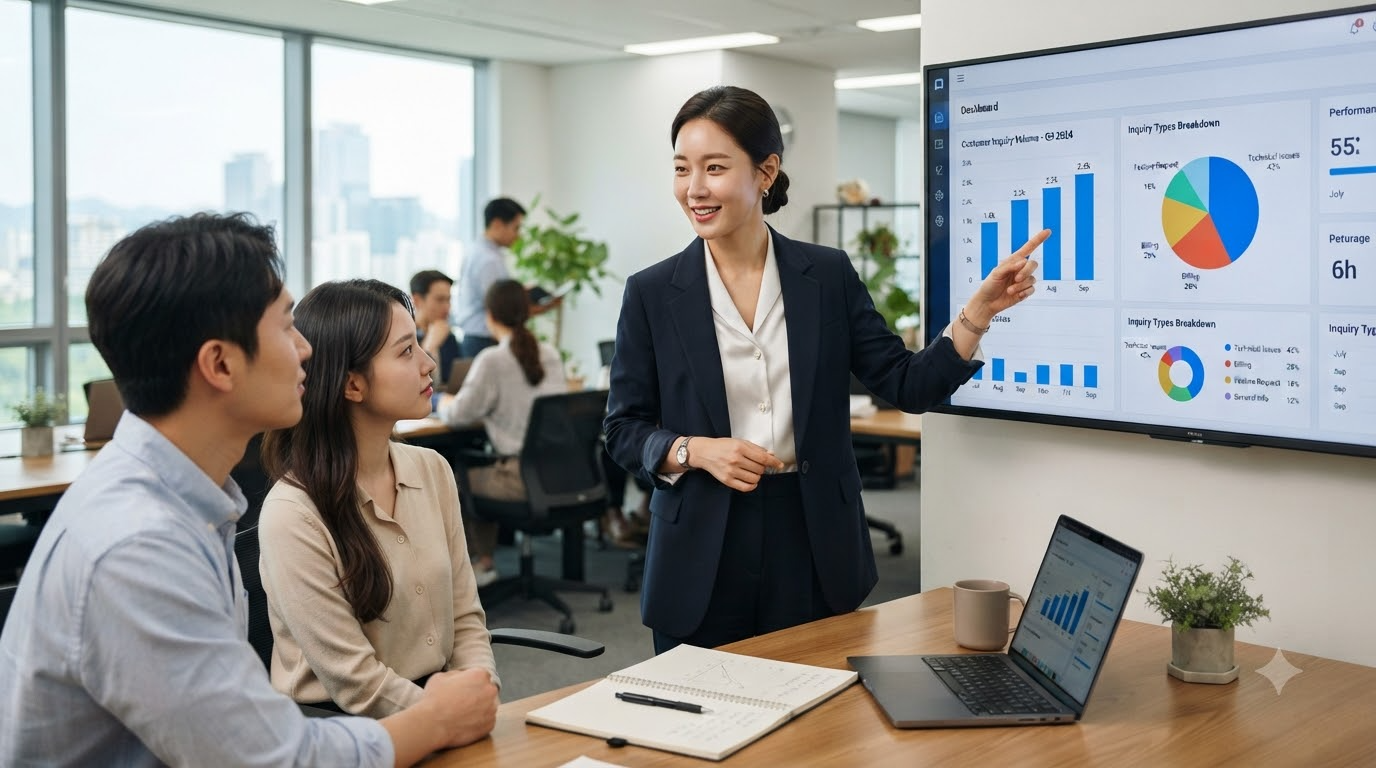 예상 고객상담 문의량과 문의 유형을 분석하는 콜센터 구축 담당자